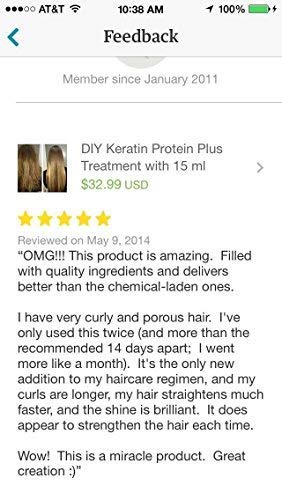 Miniatura 5 de ModelSupplies Keratin Protein Plus DIY Tratamiento Capilar Aceite de Argán