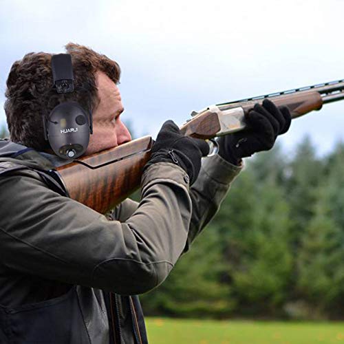 Huarui Electronics Noise Cancelling Ear Muffs， Electronics Sound Amplification Shooting Ear Protection, Shooters Hearing Protection Ear Muffs, Nrr 26Db Ear Defenders For Shooting And Hunting (Black) #TOP3