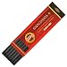 Koh-I-Noor 6 Gioconda Negro 5.6 mm Black Drawing Leads. 4345/2 Medium