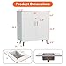 LDarqeer 30 Inch Bathroom Vanity with Ceramic Sink, Easy Tool-Free Installation Modern Farmhouse Sink Cabinet for Bathroom Remodel (White)