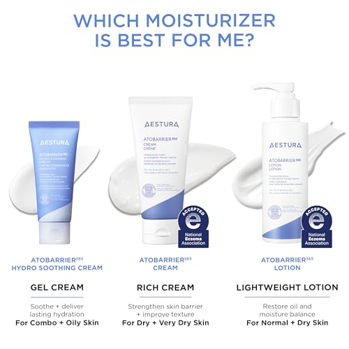 AESTURA ATOBARRIER365 Hydro Soothing Gel Cream Moisturizer with Ceramides for Moisture Barrier Repair | Lightweight Hydration, Instant Cooling, Suitable for Sensitive Skin, 60ML / 2.03 fl.oz. - Image 7