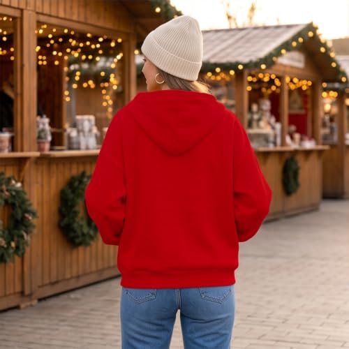 Elneeya Zip Up Hoodies for Women Y2K Camping Athletic Oversized Sweatshirts - image 7