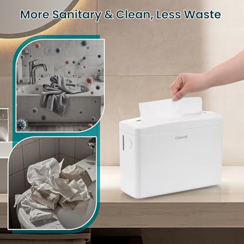 Countertop Paper Towel Dispenser Universal Fit for Multifold, C-Fold, Z-Fold Trifold Hand Towels, Commercial Napkin Dispenser for Bathroom Home Kitchen ABS Paper Towel Holder, White