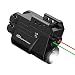 CRONHAWK 500 Lumens Double Beam Red/Green Laser Sight, Mounted Flashlight with Laser for Pistol, Magnetic Charging Tactical Flashlight, LED Weapon Light Laser Combo for Picatinny and Glock Rail