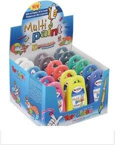 Toy Color Ready Mix Super Washable Multi Tempera 150 ml, Brown