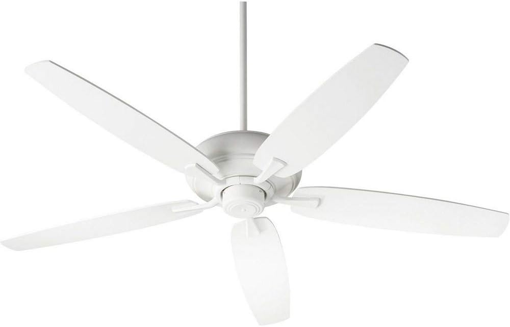 Quorum 90565-8 Transitional 56``Ceiling Fan from Apex Collection in White Finish,