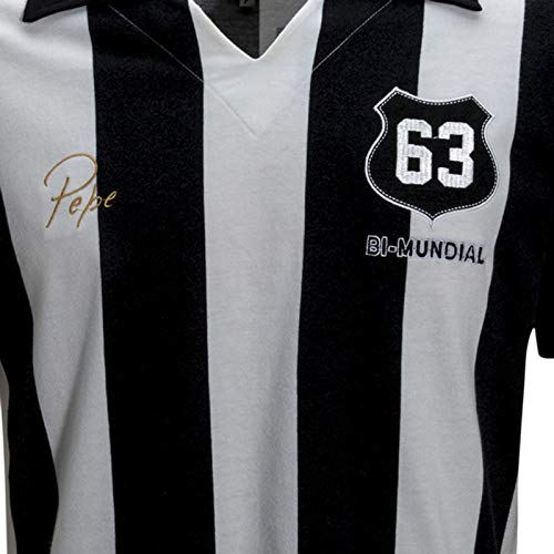 Camisa Liga Retrô Pepe 1963 Listrado, Ex-jogador do Santos e Brasil