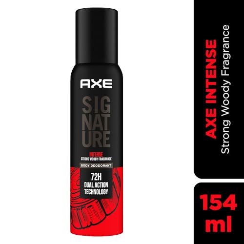 Image of Axe Signature Intense Long Lasting No Gas Deodorant Bodyspray Perfume for Men 154 ml