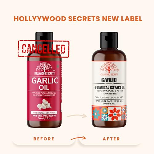 Image of Pure Garlic Oil For Face Hair Growth 50 ml