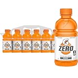 Gatorade Thirst Quencher Zero Sugar Sports Drink, Orange, 12oz , Pack of 12 Electrolytes for Rehydration