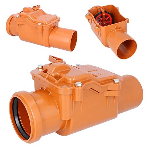 PEšTAN backlås Ø DN 75 orange | baklucka backventil backventil, backventil, backventil, backventil, grodklaff, avlopp avlopp, KG HT rör
