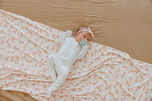 Image of Copper Pearl Swaddle Blankets for Newborns | Soft Stretchy Receiving Blankets for Boys and Girls | Large 46 x 46 Inch Baby Blankets | Lightweight and Breathable Swaddles | Rue