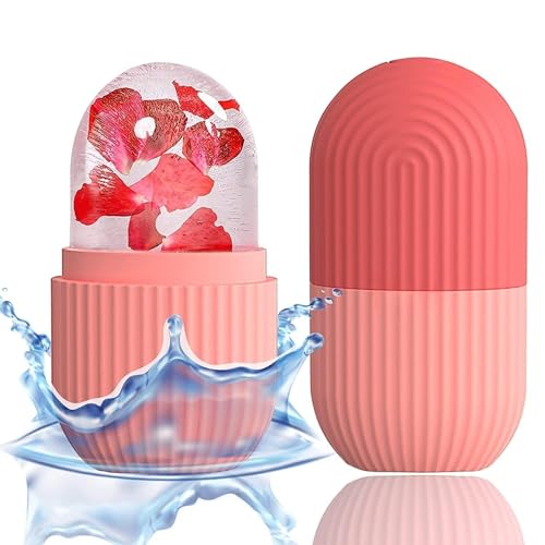 Image of Ice Roller for Face and Eye (Pink), Ice Roller, Face Massager, Facial Roller, Ice Facial Roller, Ice Rooler