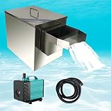 Carefree Fish Koi Pond Filter Box and Water Pump All Stainless Steel Garden Water Waterfall Filtrati