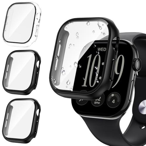 Tensea 3PCS for Apple Watch Screen Protector Case Series 12 42mm
