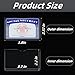 KUAELEN 6 Packs Social Security Card Holder Protector/New Medicare Card Protector, 24 Mil Clear Water Resistant Plastic Sleeves for Waterproof SSN Card Protector/Credit Card Cover