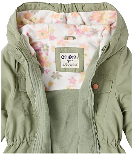 Image of OSHKOSH B'GOSH girls Midweight Fleece Lined Windbreaker Jacket