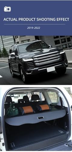 Cubierta de carga retráctil impermeable y escudo de privacidad para Land Cruiser FJ200 6