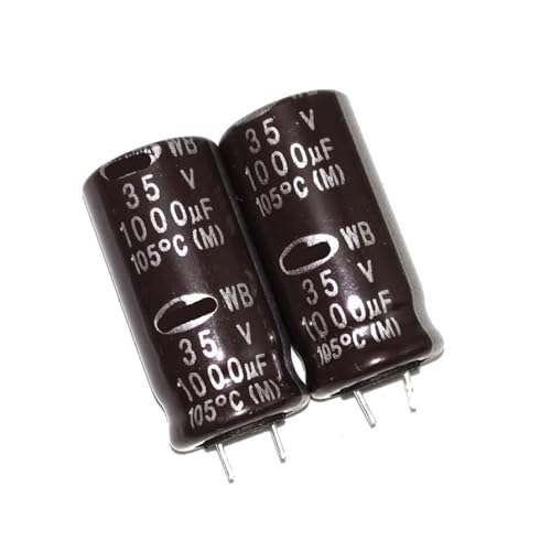 Condensador electrolítico de 35V y 1000uf WB 13x25 para filtrado de corriente