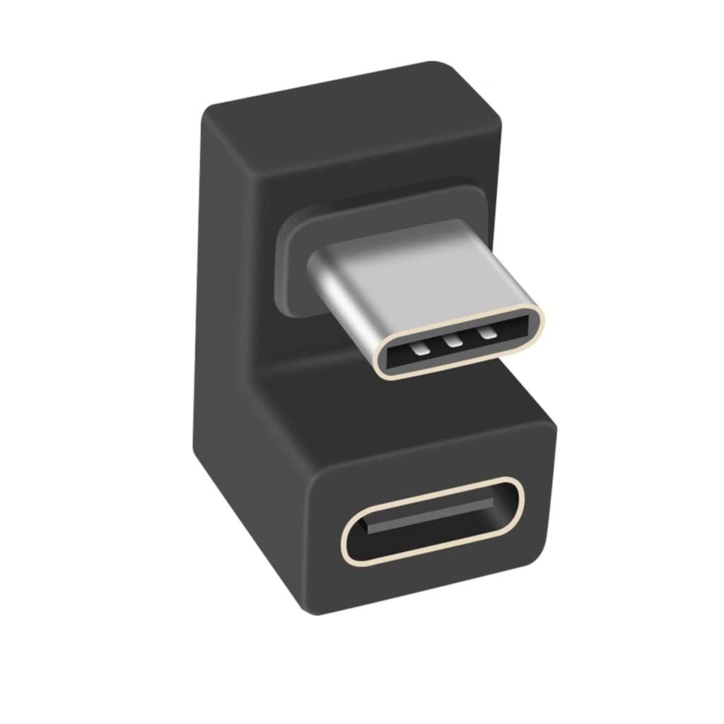 TECPHILE USB C U-Shape Adapter, 180 Degree Converter, 10Gbps, USB 3.1 Type C Male to Female Connector, Compatible with Mobile, Laptops, Tablets, and USB-C Devices-image-35