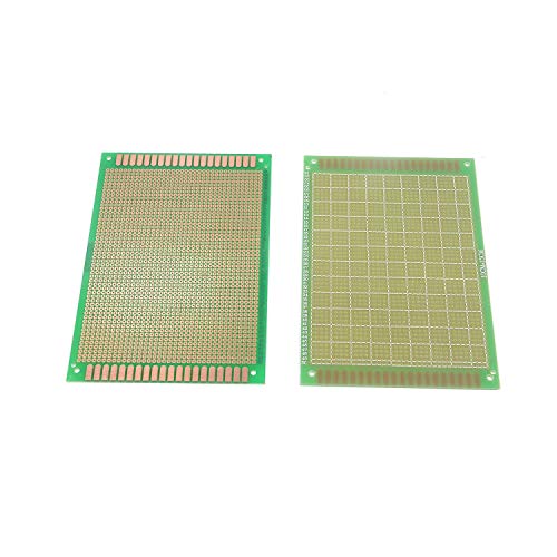Tulead Glass Fiber Prototyping Board Printed Circuit Board PCB Soldering Board Universal Board (Single Side,10x15cm/3.94\"x5.9\",6pcs)