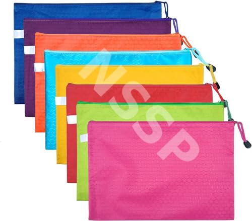 Image of Large Size Document Zip Bag /Pouch Multicolour (5, A4)