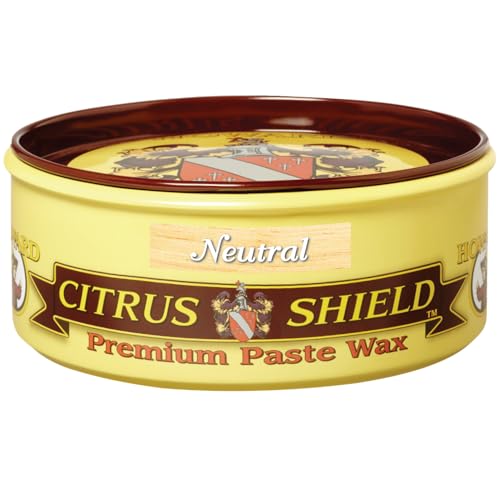 Howard CS0014 Citrus Shield Paste Wax. Wood Furniture Polish, 11-Ounces, Neutral