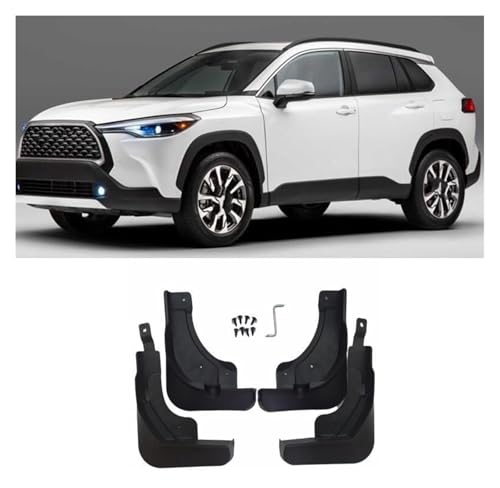 Garde-boue Toyota Corolla Cross 2020 2021 bavettes protection voiture kit avant arrière