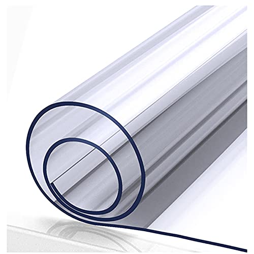 Nappe transparente PVC écologique tapis table anti-chaud rectangulaire - 2