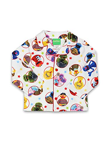 Sesame Street Elmo Infant Toddler Coat Style Pajamas Set3