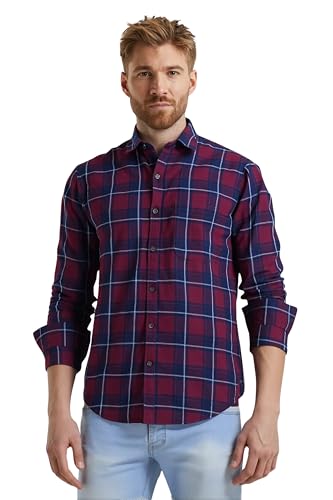 Image of SANE ORIGINALS Ingdigo Washed Checks Pure Cotton Shirt for Men