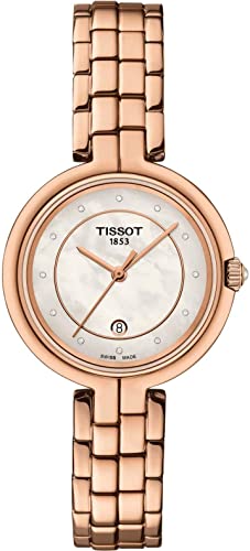 Tissot T-Lady montre femme dorée inrayable fine et étanche