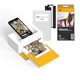 コダック KODAK Dock Plus 4PASS インスタントプリンター(10x15cm)+90枚バンドル(プリンター本体10枚入り+80枚)