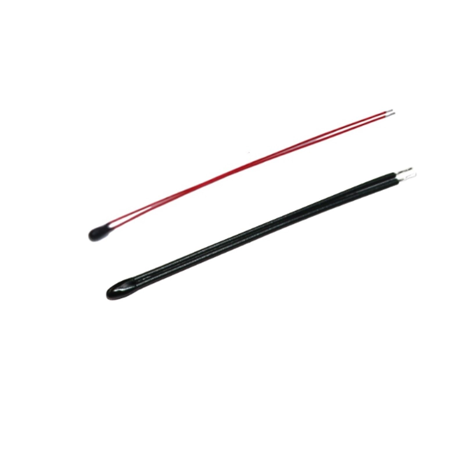 20 unidades de termistor coeficiente de temperatura negativo MF52B MF52D 10K Sensor de control de temperatura 3950 sonda 100K con cable (rojo 10K B3435 50 mm)