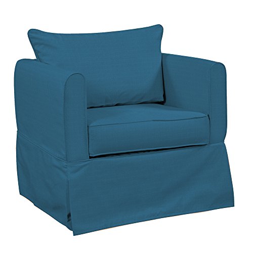 Howard Elliott QC138-298 Alexandria Patio Chair Cover, Seascape Turquoise