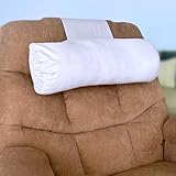 EOT Wellness Recliner Pillow for Lumbar, Neck, and Cervical Support, Sleep, Couch, Office Chair, Headrest, Weighted, No Velcro Required, (Gray)