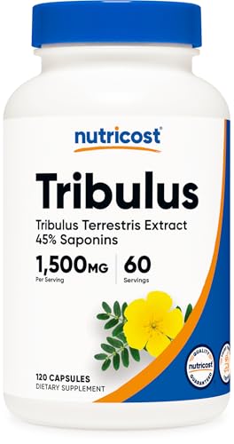 Nutricost Tribulus Terrestris Extract 1500mg 120 Capsules 60 Servings