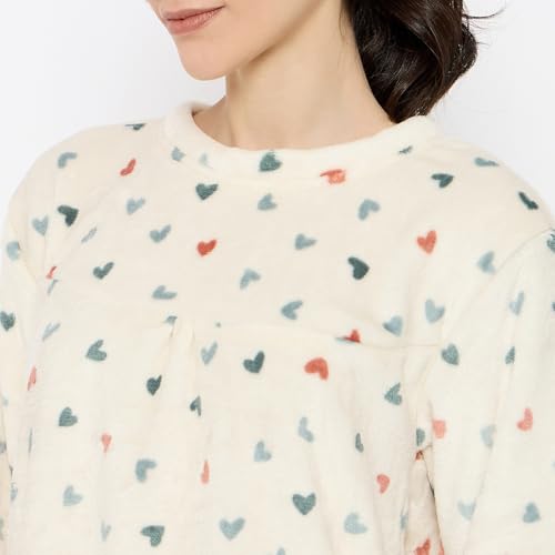 Image of CAMEY Women's Printed Nightgown, Long Sleeves, Nighty