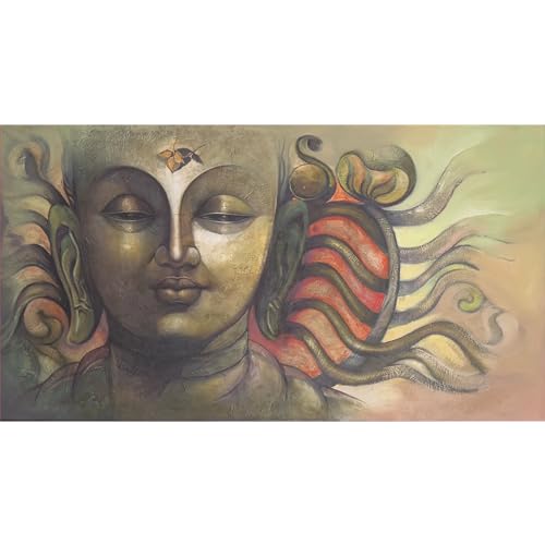 Image of Adiyogi(आदियोगी) Shiva, 500 Pieces Premium Wooden Jigsaw Puzzle for Adults and Kids 12+ Years | Indian Artwork Puzzle with Unique Cuts for Gifting on New Year | Puzzle for Kids & Adults