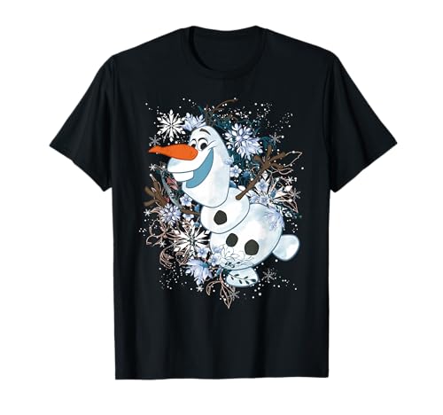 Disney Frozen Olaf Dancing In The Snowflakes Graphic T-Shirt T-Shirt