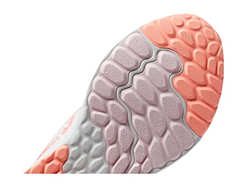 New Balance Tênis de corrida infantil unissex Fresh Foam Arishi V4 com cadarço, Framboesa clara/Tora
