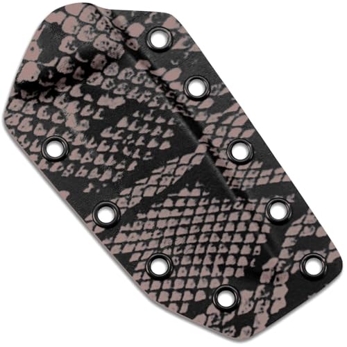 Image of KYDEX Thermoform Sheet - (P1 Texture) - (Infused Print) - (12in x 12in) - (Snake Skin - FDEF Rattler) - (1 Sheet) - (for Holster Making & Hobby) - (USA Made)