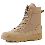 Botas de Senderismo de Caña Alta Impermeables Antideslizantes, Zapatos para Caminar y Correr Ultraligeros Transpirables Unisex