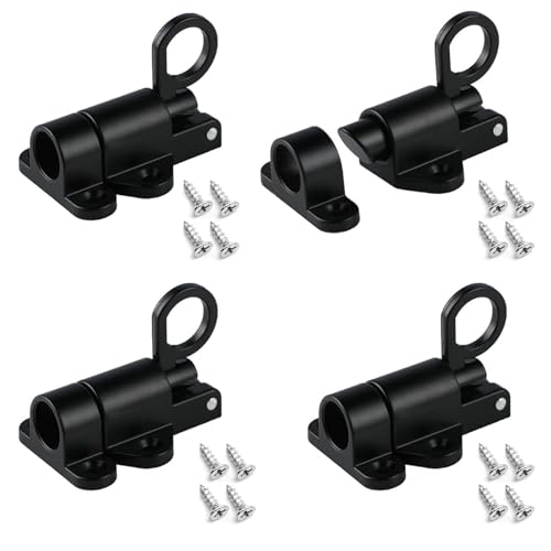 Jikaihong Self-Closing Latch - Spring Door Lock - Door Latch - Security Automatic Window Gate Lock - Spring Load Bolt Latch 4PCS