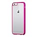 LUVVITT [Clearview Hybrid Scratch Resistant Back Cover with Shock Absorbing Bumper Designed for Apple iPhone 6/6s (4.7) Transparent Pink