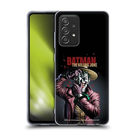 Head Case Designs Licenciado Oficialmente Batman DC Comics Joker La Broma de Matar Fundas de cómics Famosas Carcasa de Gel de Silicona Compatible con Galaxy A52 / A52s / 5G (2021)