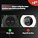 A-Premium Front Left Driver Side Window Lift Motor Compatible with Hyundai Santa Fe 2007-2012 Sport Utility, 2-Pin Connector (Without Auto-Up Function), Replace# 824502B000