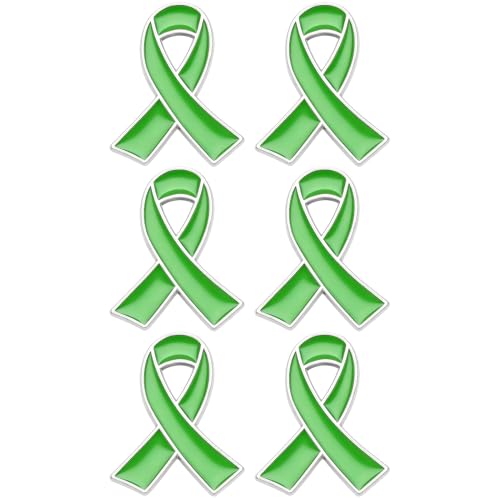 TUCEWP lime green ribbon pins