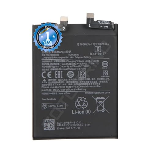 Image of Original BP45 Battery for Redmi 12 pro (4600mAH) Battery with 1 Year Warranty **** (CC27)