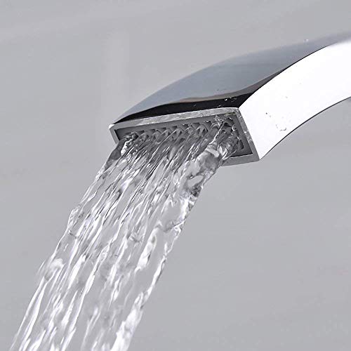Mitigeur de lavabo cascade chromé pour vasque de salle de bains
